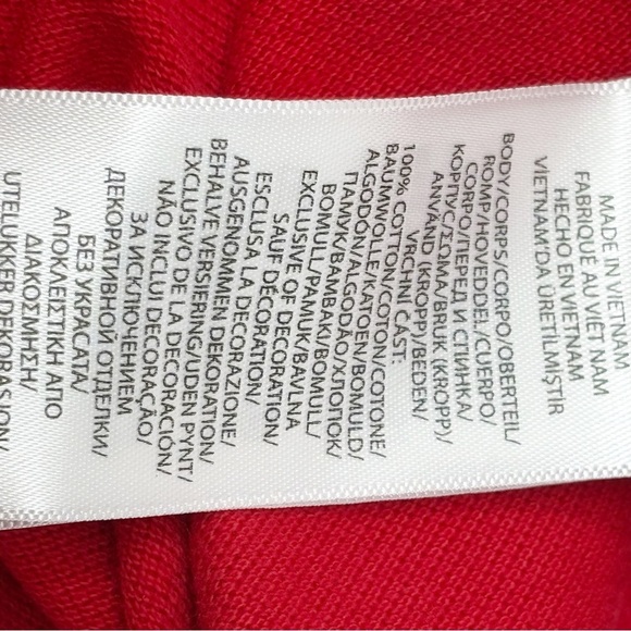 POLO RALPH LAUREN Kid’s Red Polo Shirt Bear Preppy Old Money Classic Size 7 - Picture 7 of 8